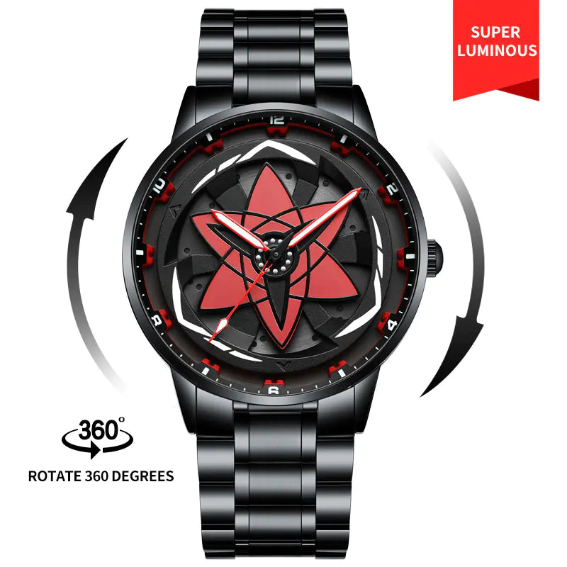 SVJ Men's Naruto Custom Waterproof Quartz Watch