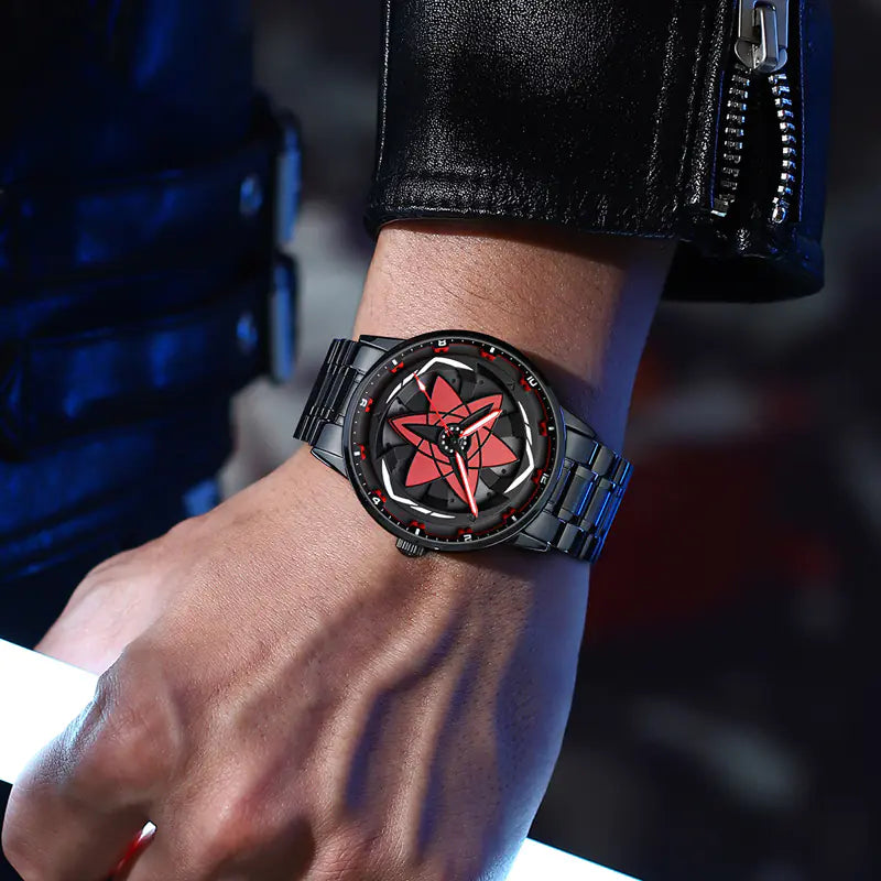SVJ Men's Naruto Custom Waterproof Quartz Watch