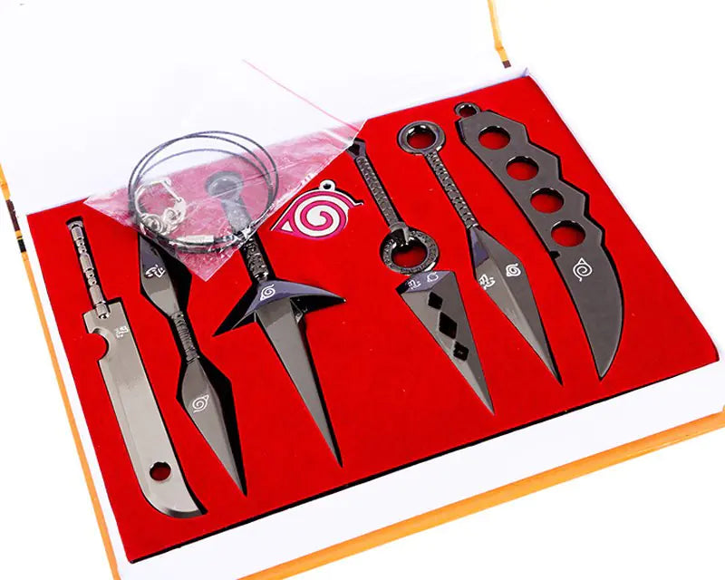 Naruto Anime Merchandise: 7-Piece Kunai Set
