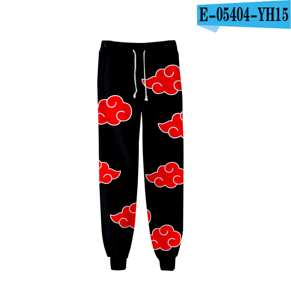 Naruto 3D Tapered Pants with Print