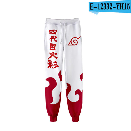 Naruto 3D Tapered Pants with Print